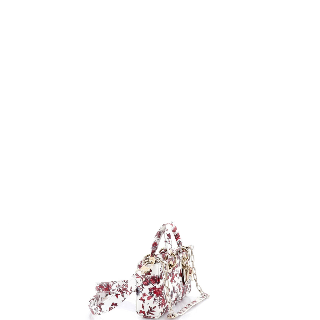 Lady D-Joy Bag Printed Leather Small