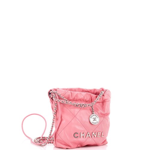 22 Chain Hobo Quilted Calfskin Mini