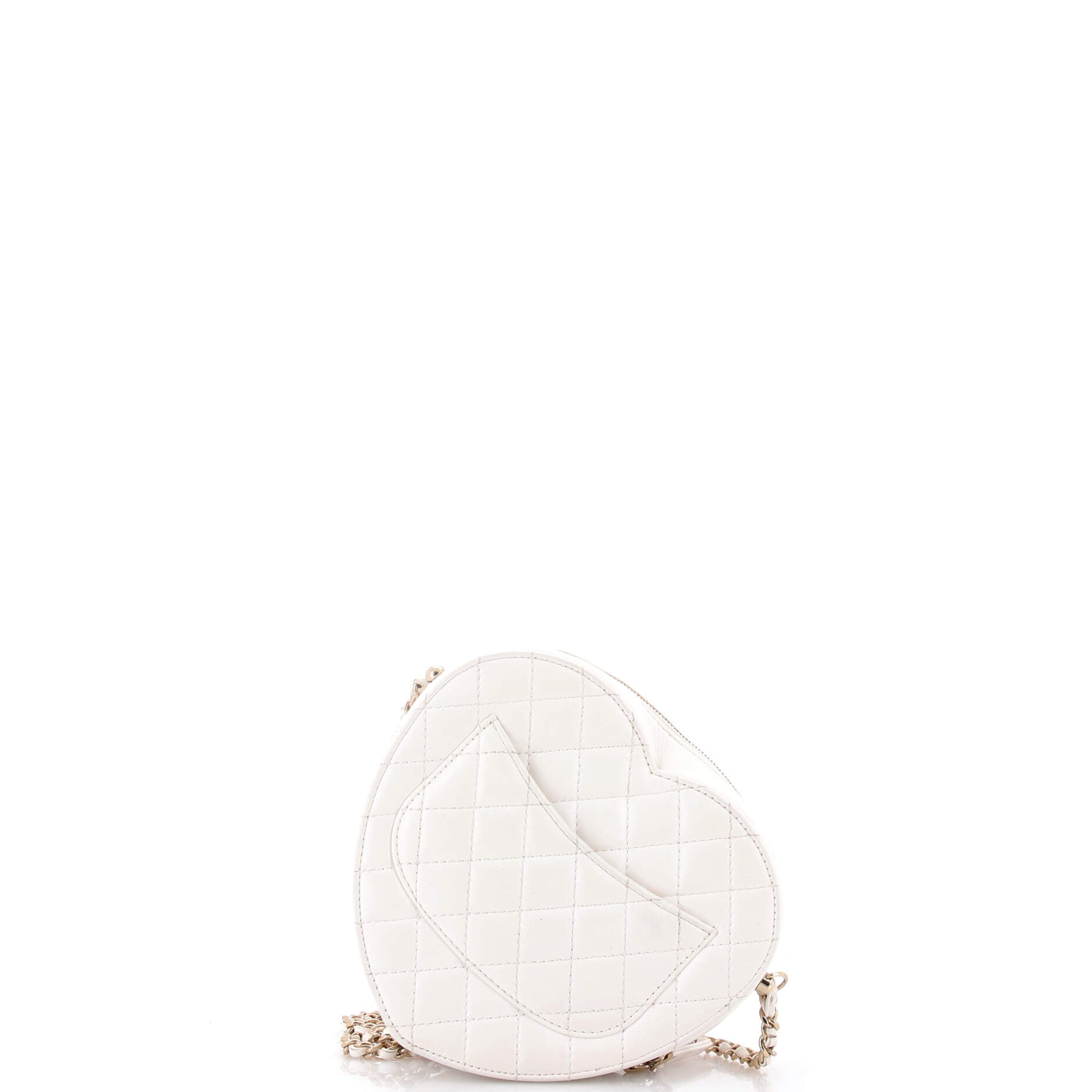 CC in Love Heart Bag Quilted Lambskin