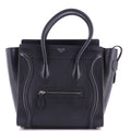 Luggage Bag Grainy Leather Micro