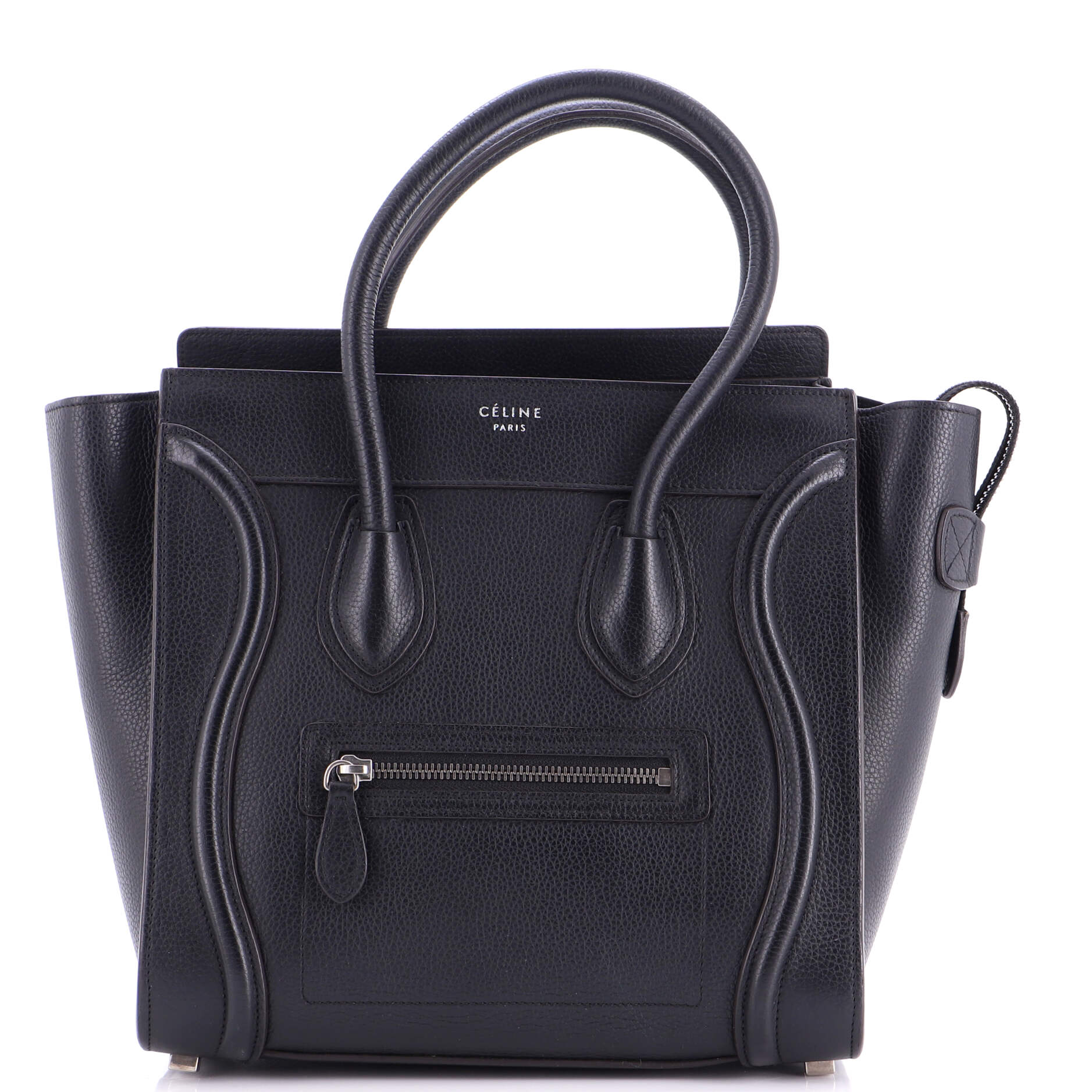 Luggage Bag Grainy Leather Micro