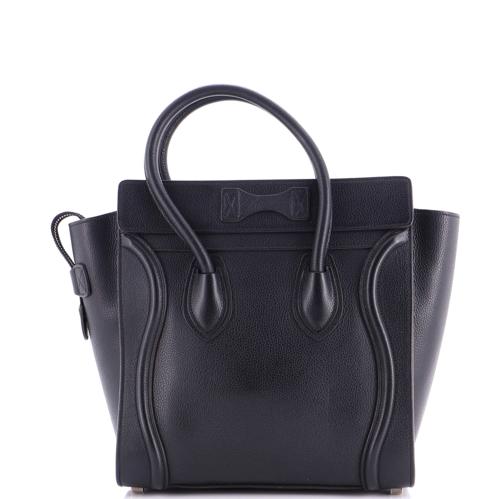 Luggage Bag Grainy Leather Micro