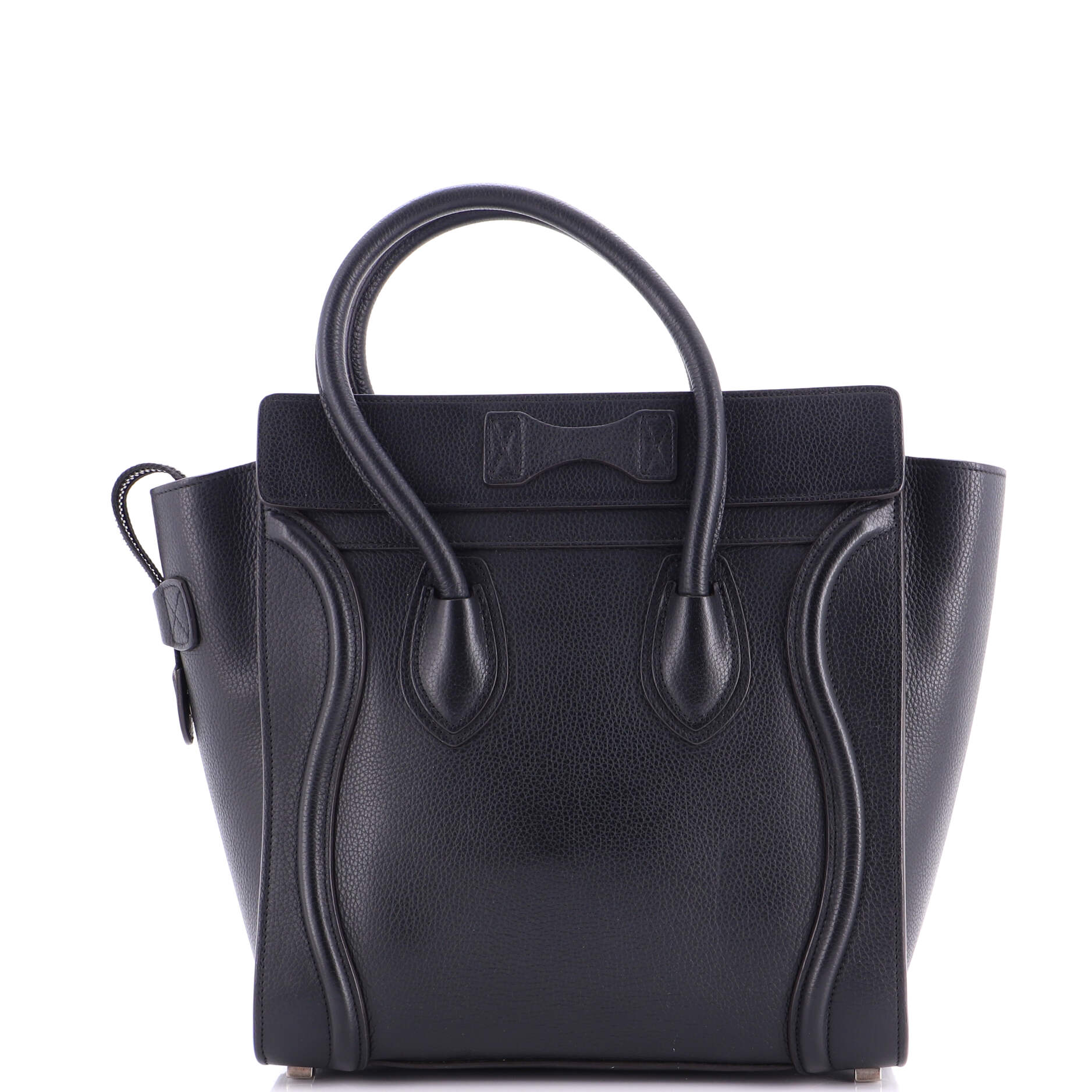 Luggage Bag Grainy Leather Micro