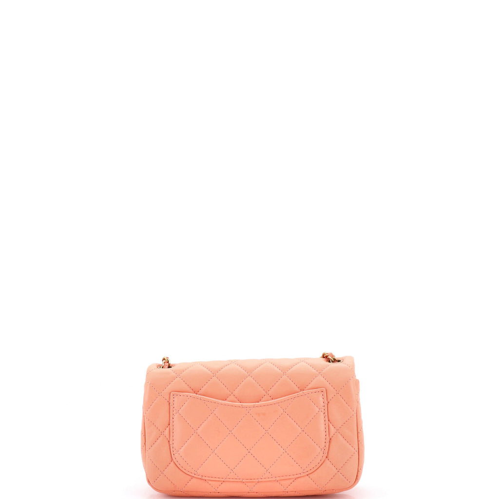Pearl Crush Flap Bag Quilted Lambskin Mini
