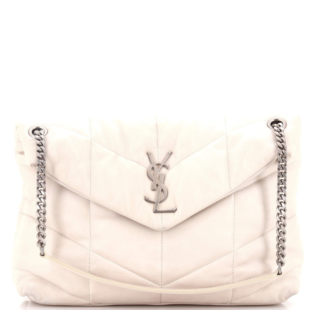 Loulou Puffer Shoulder Bag Quilted Leather Medium