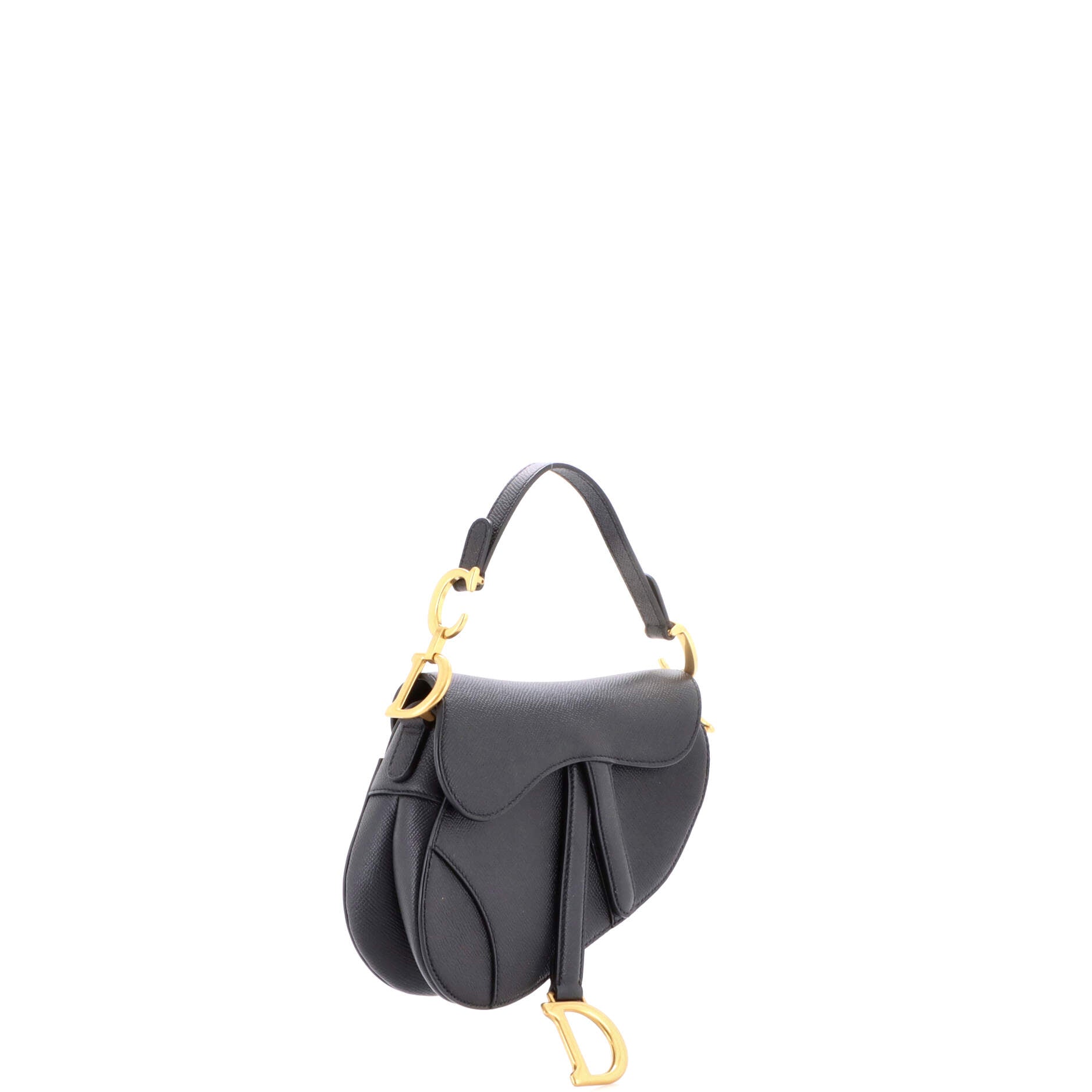 Saddle Handbag Leather Mini