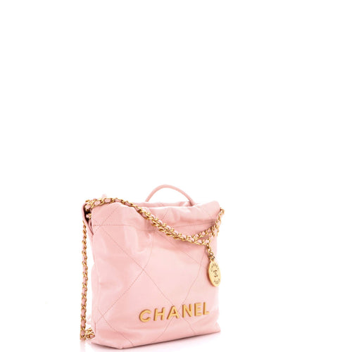 22 Chain Hobo Quilted Calfskin Mini