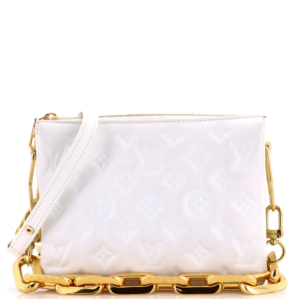 Coussin Bag Monogram Embossed Lambskin BB