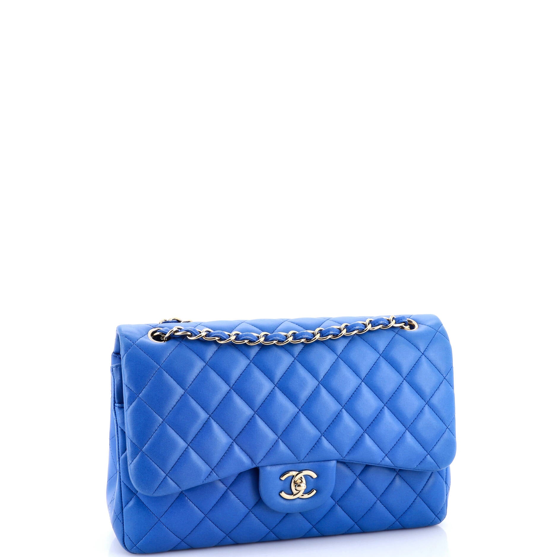 Classic Double Flap Bag Quilted Lambskin Jumbo