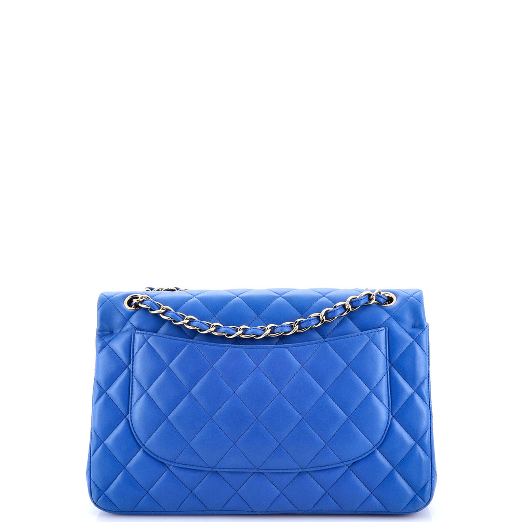 Classic Double Flap Bag Quilted Lambskin Jumbo