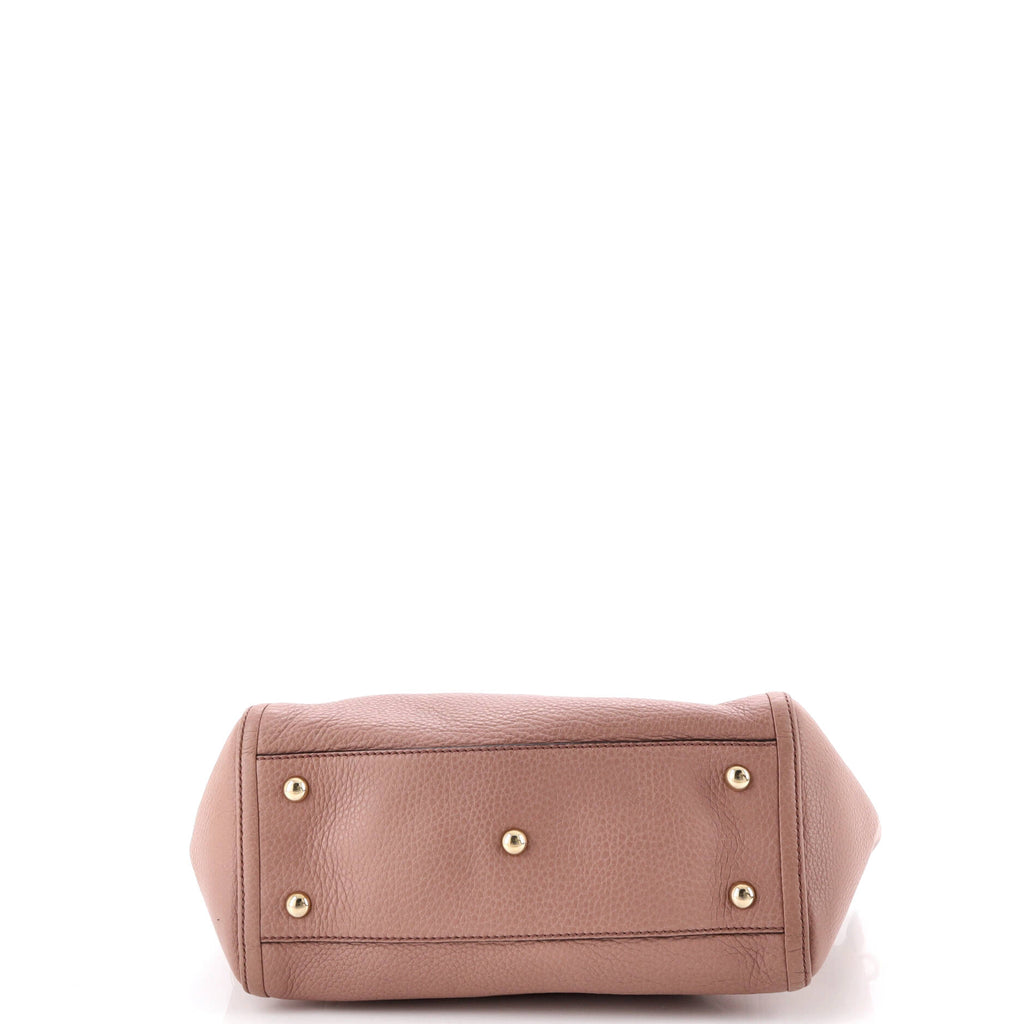 Soho Convertible Top Handle Bag Leather Small