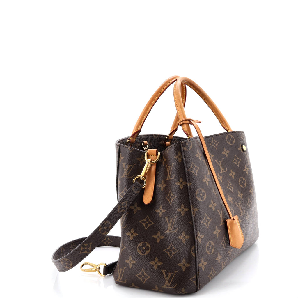 Montaigne Handbag Monogram Canvas MM