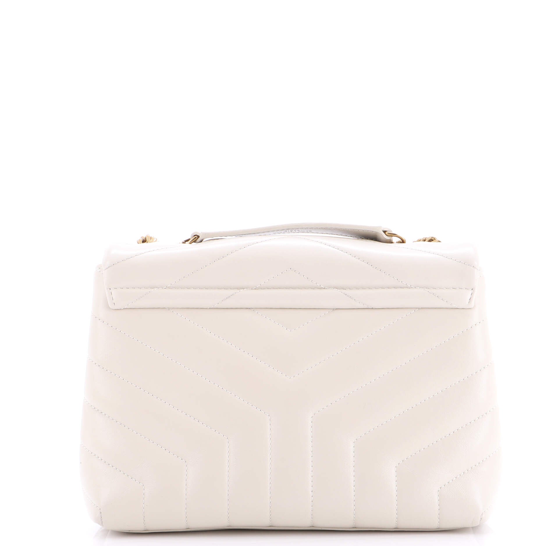 Loulou Shoulder Bag Matelasse Chevron Leather Small