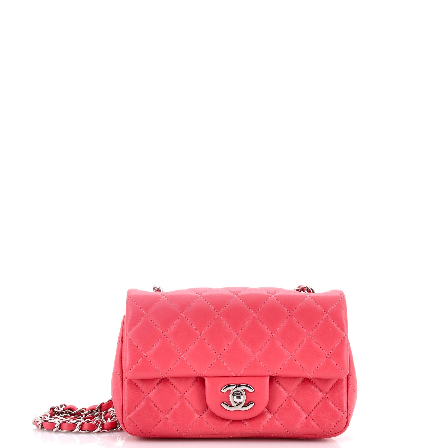 Classic Single Flap Bag Quilted Lambskin Mini