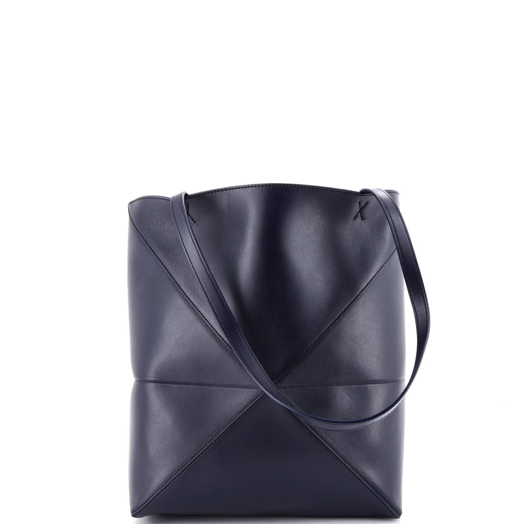 Puzzle Fold Tote Leather Medium