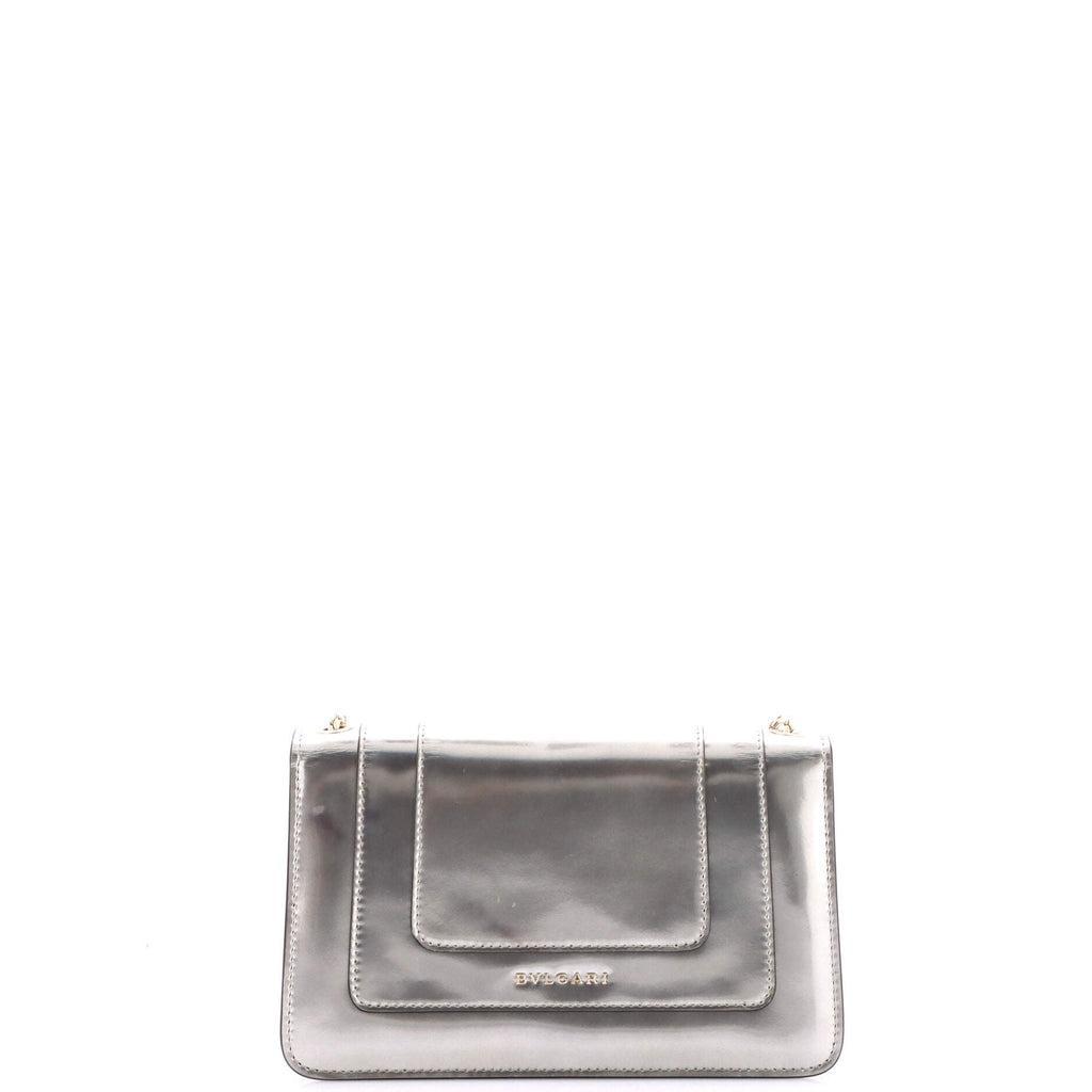 Serpenti Forever Shoulder Bag Metallic Leather Small