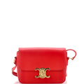 Triomphe Shoulder Bag Smooth Calfskin Teen