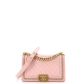 Boy Flap Bag Quilted Lambskin with Chain Detail Old Medium