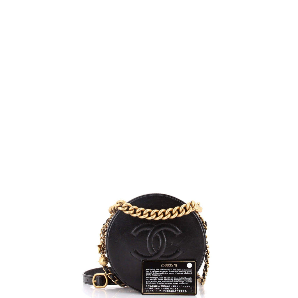 Round as Earth Crossbody Bag Glazed Calfskin