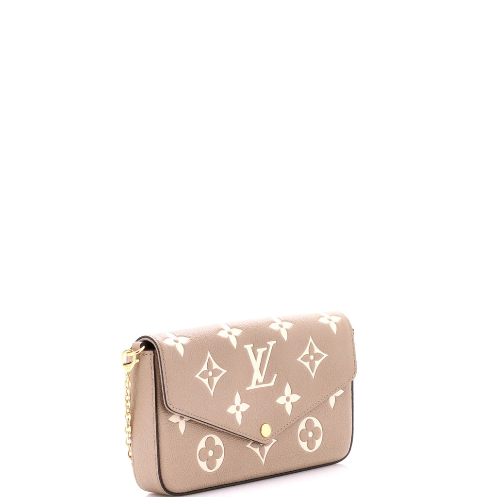 Felicie Pochette Bicolor Monogram Empreinte Giant