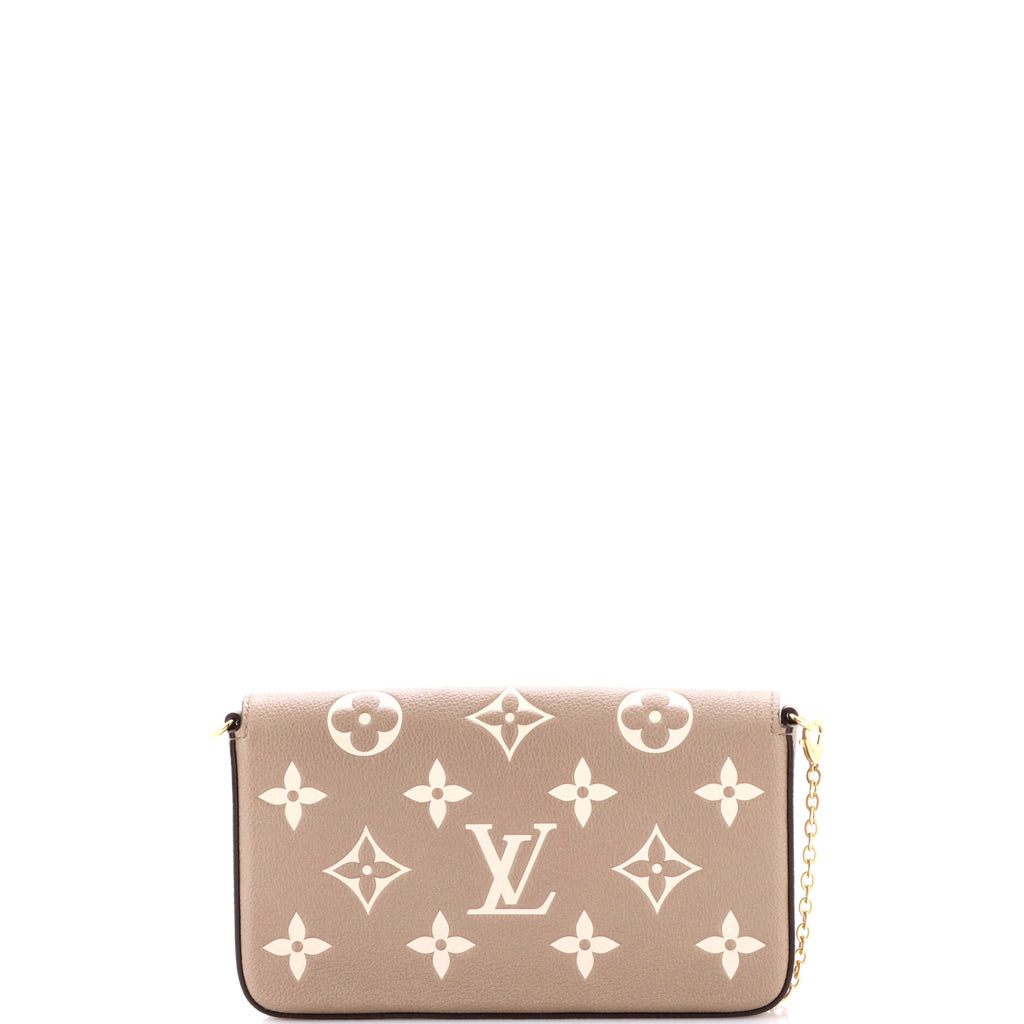Felicie Pochette Bicolor Monogram Empreinte Giant