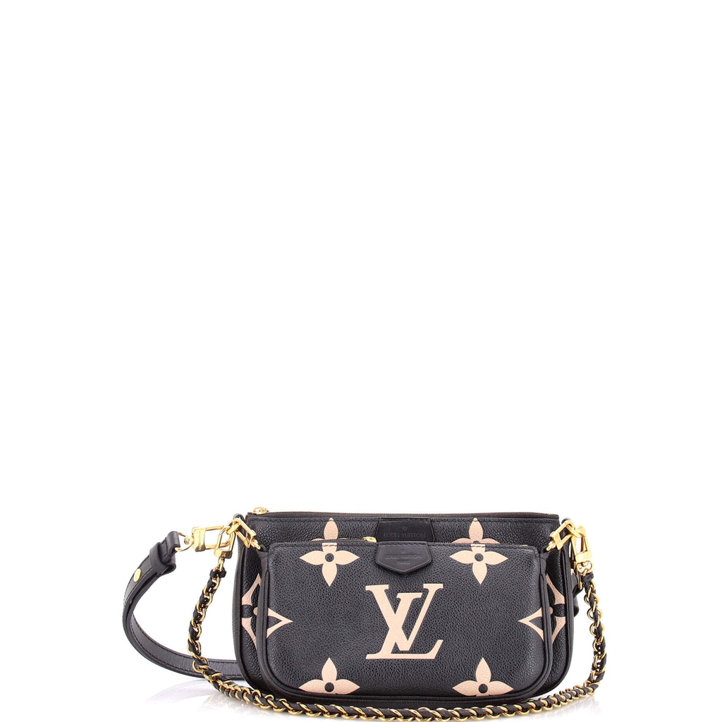 Multi Pochette Accessoires Bicolor Monogram Empreinte Giant
