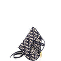 Saddle Belt Bag Logo Embroidered Oblique Canvas