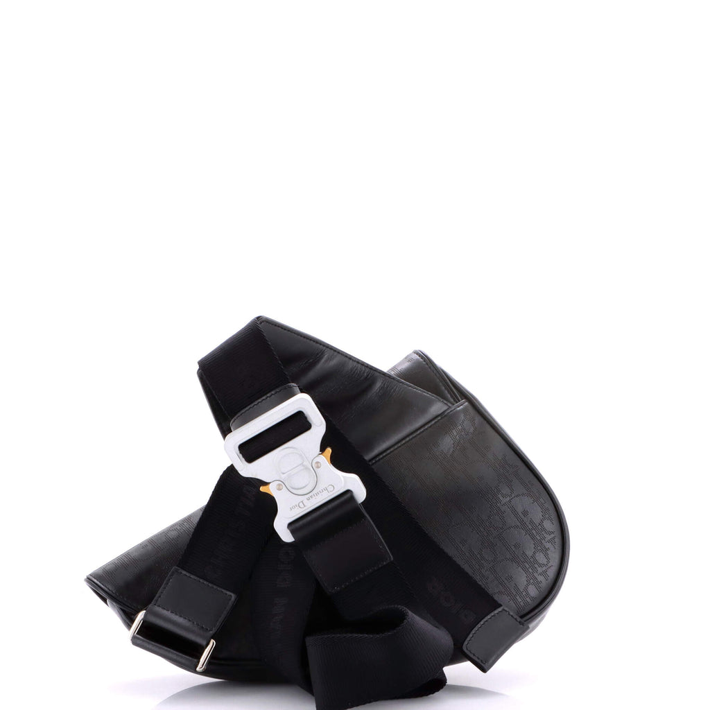 Saddle Crossbody Bag Oblique Galaxy Leather