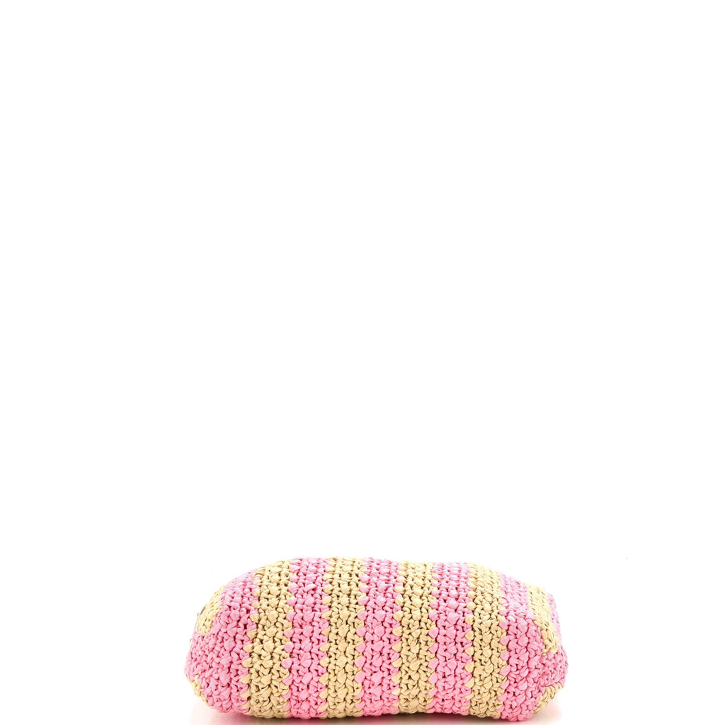 Logo Tote Raffia Small