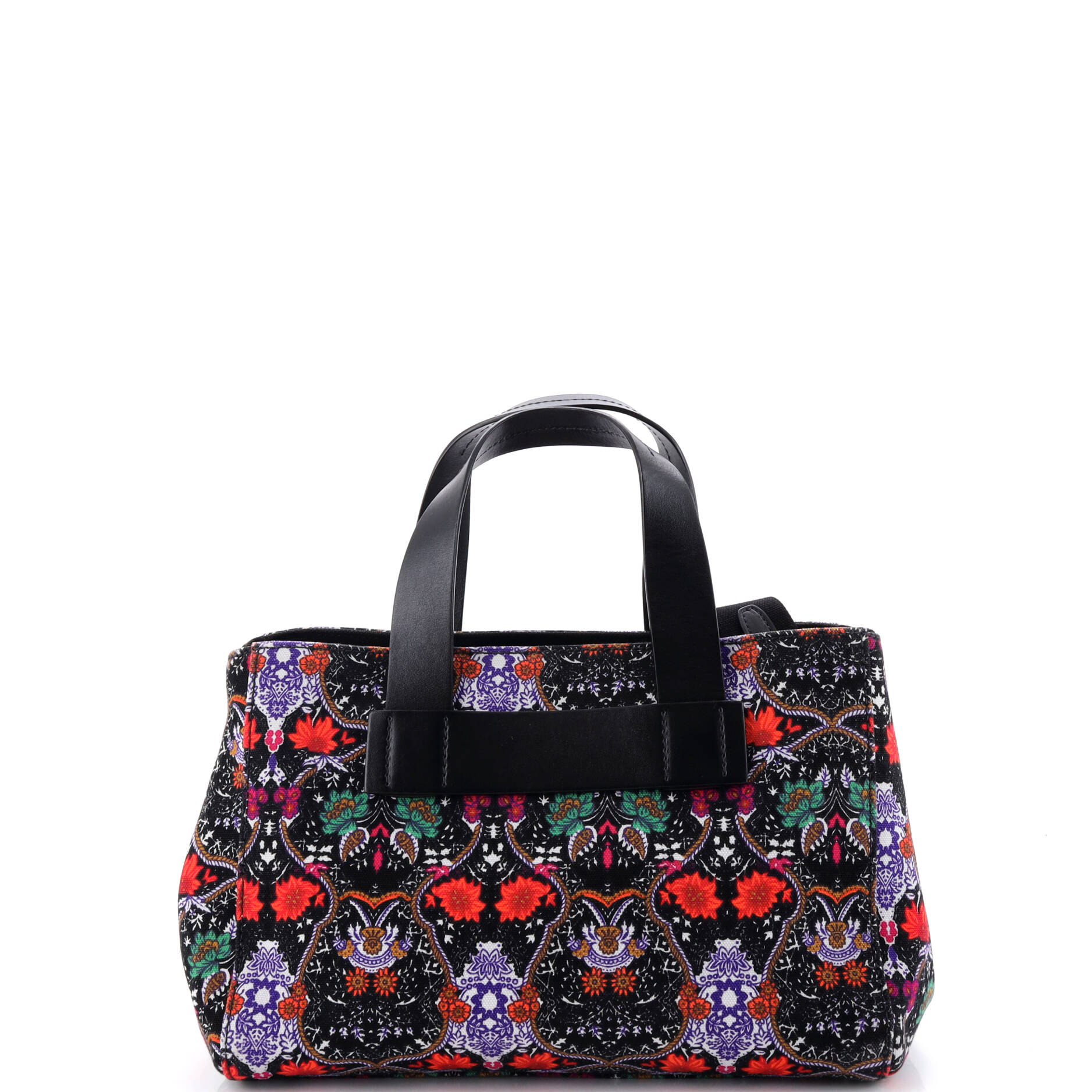 Logo Convertible Canapa Tote Printed Canvas Mini