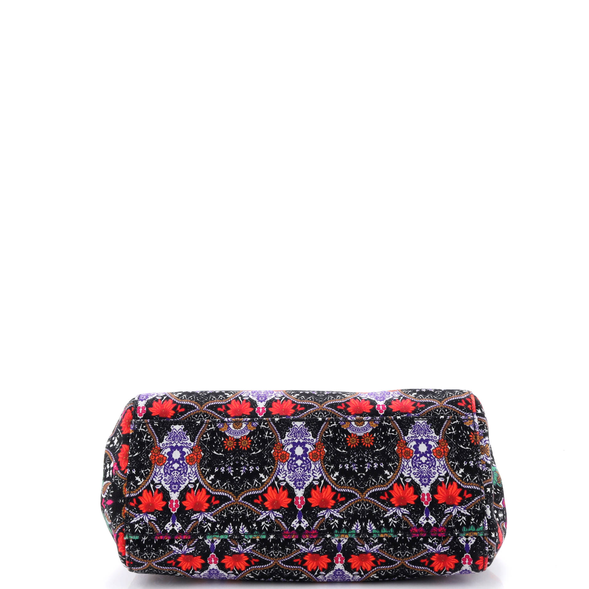 Logo Convertible Canapa Tote Printed Canvas Mini