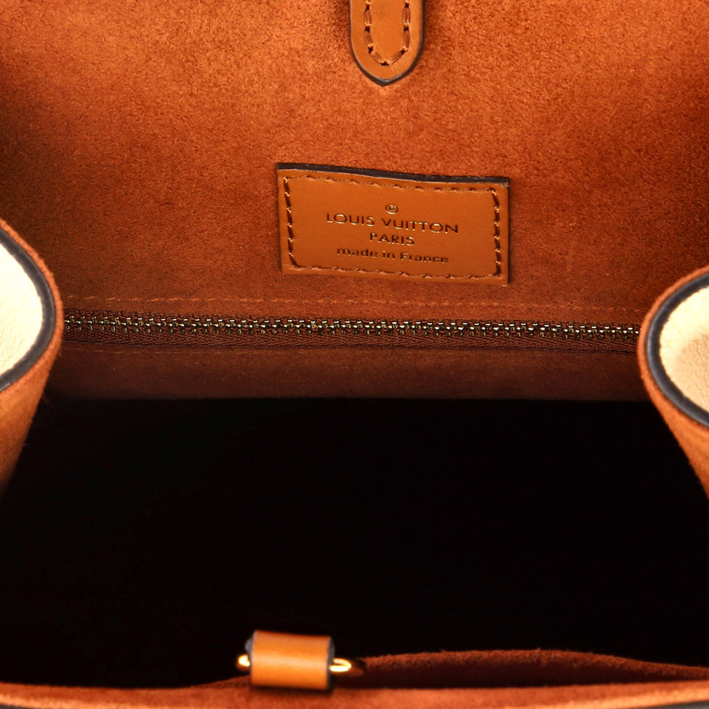 Fold Tote Monogram Canvas and Leather PM