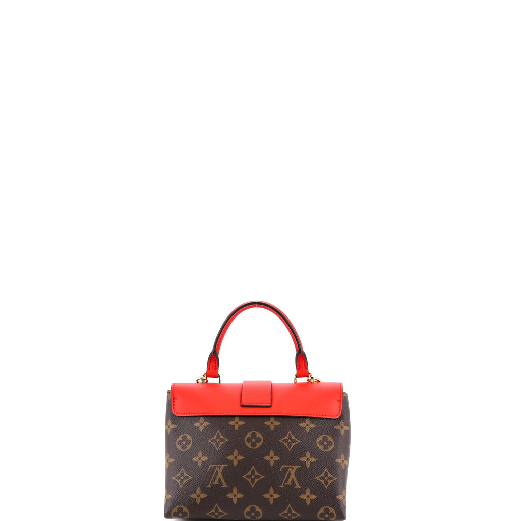 Locky Handbag Monogram Canvas with Leather BB