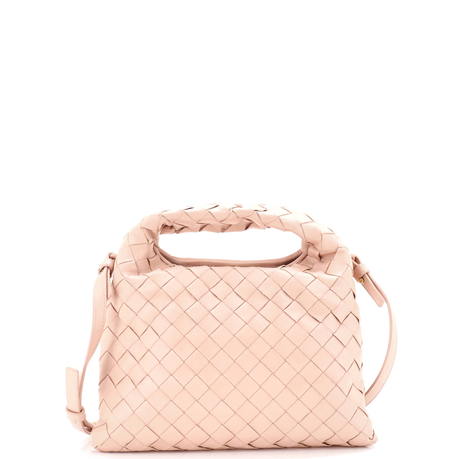 Hop Top Handle Bag Intrecciato Nappa Mini
