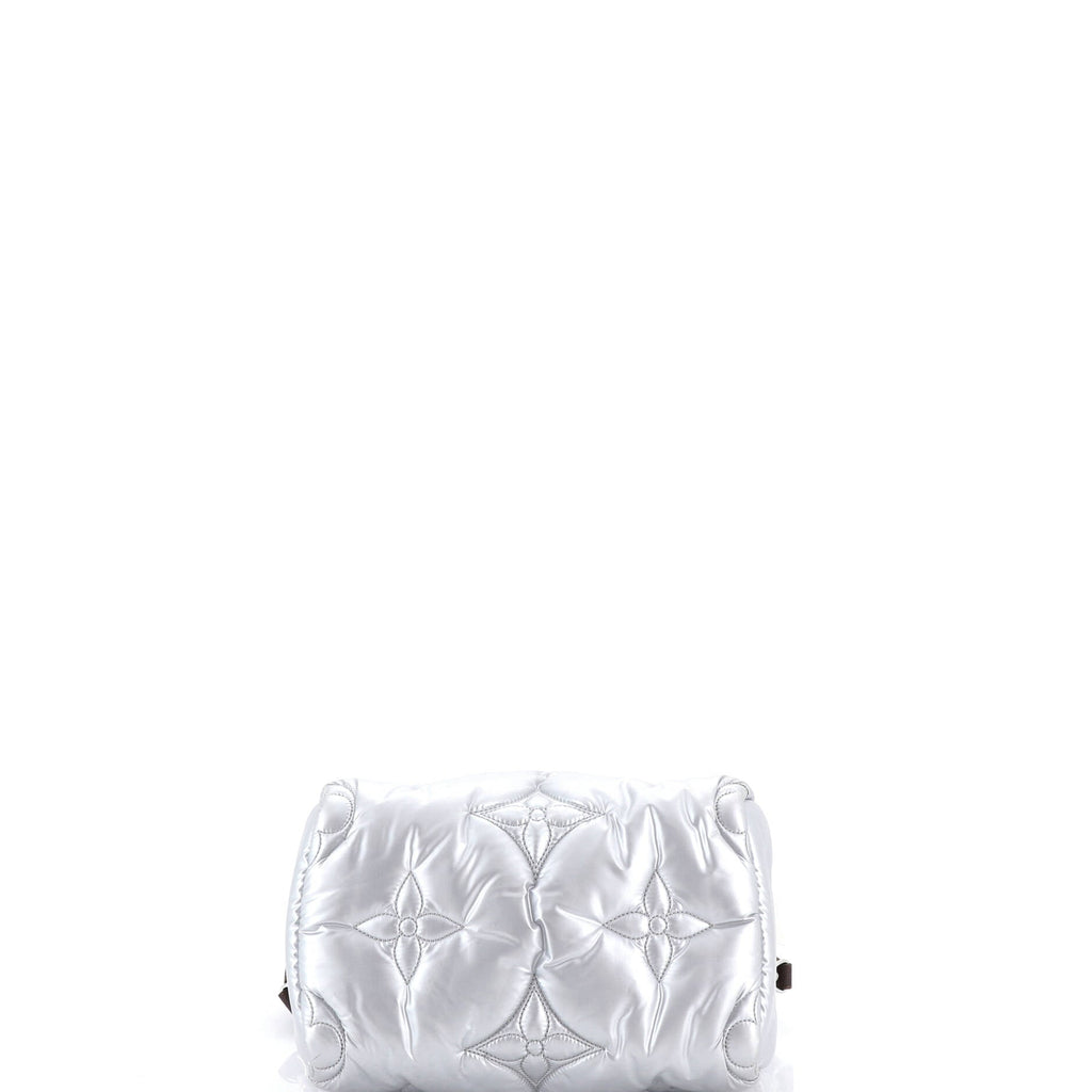 Speedy Bandouliere Bag Monogram Quilted Econyl Nylon 25