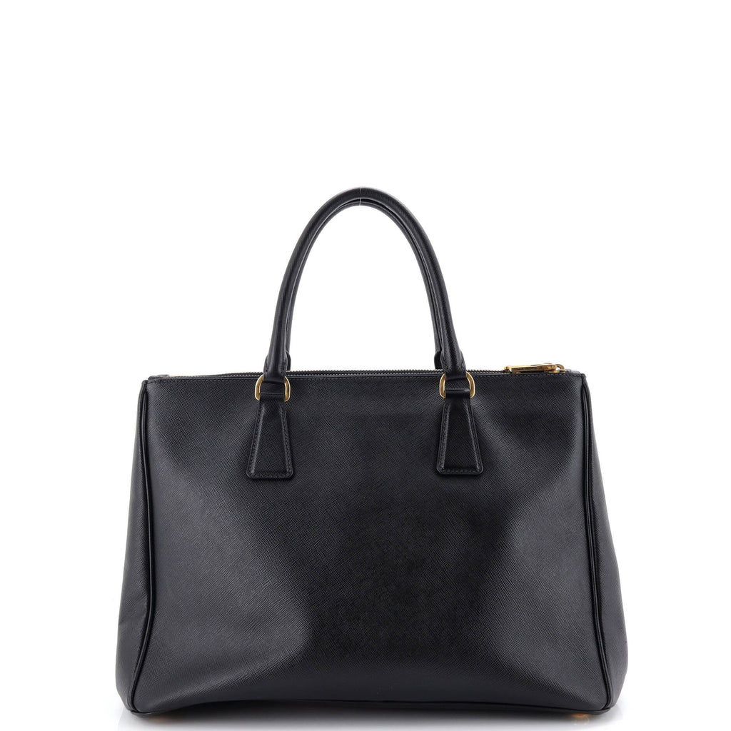 Double Zip Lux Tote Saffiano Leather Medium
