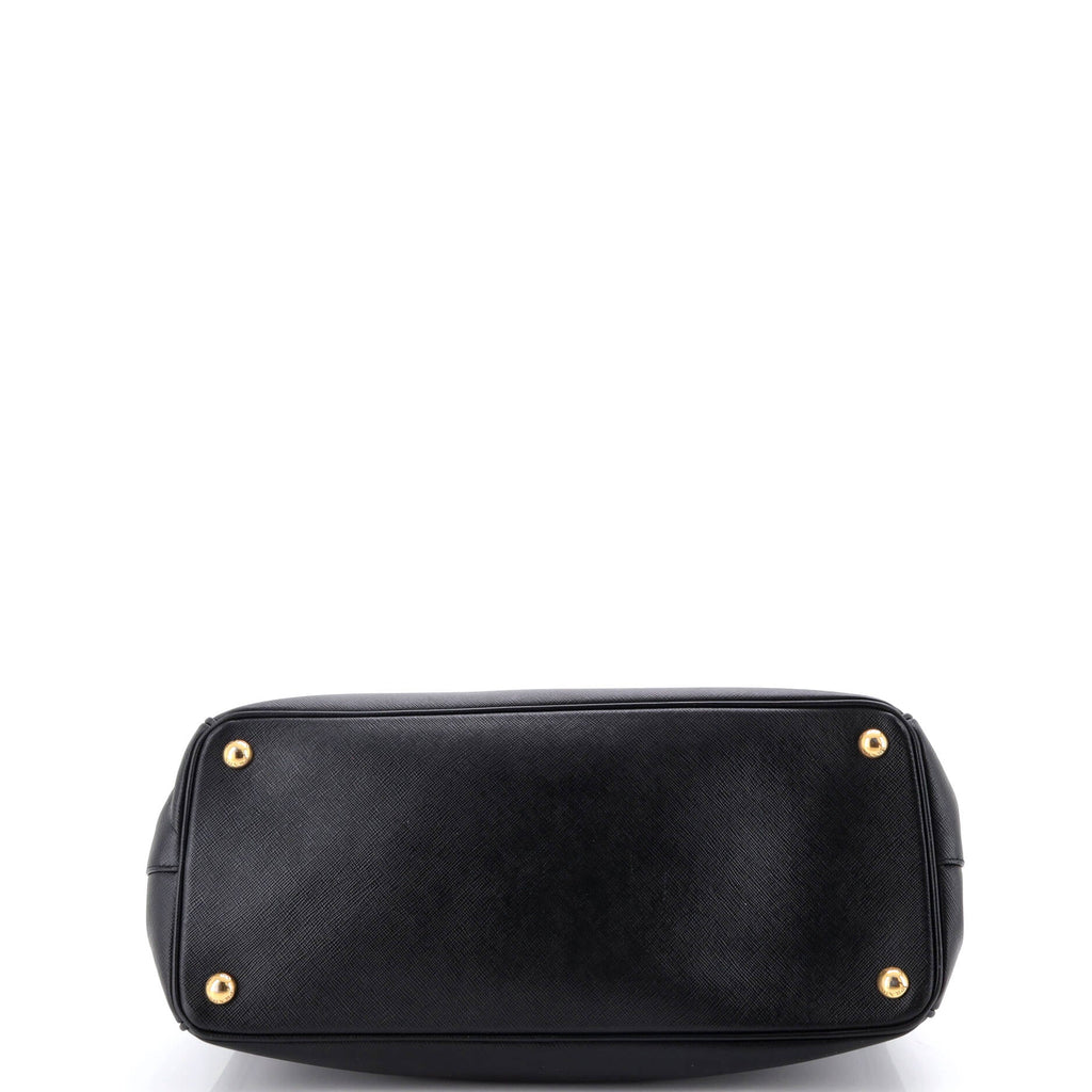 Double Zip Lux Tote Saffiano Leather Medium