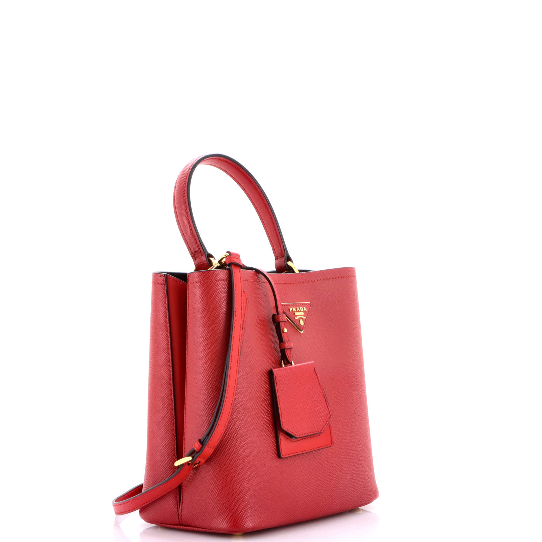 Panier Bucket Bag Saffiano Leather Medium