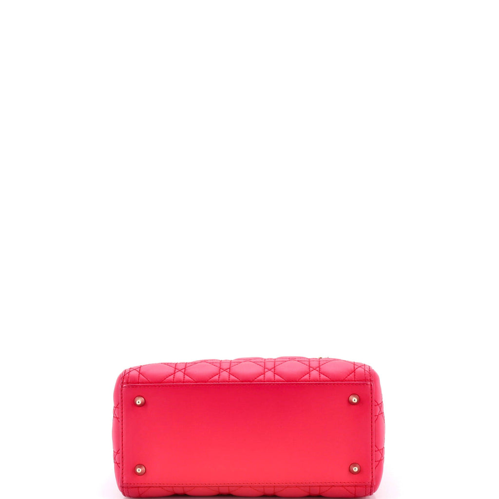 Lady Dior Bag Cannage Quilt Lambskin Medium