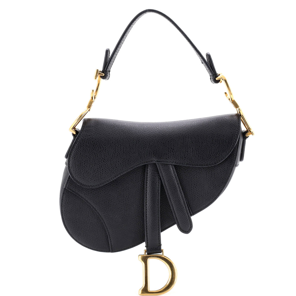 Saddle Handbag Leather Mini