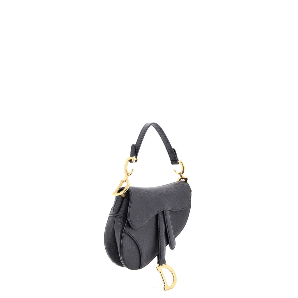 Saddle Handbag Leather Mini