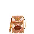 Destination Phone Flap Crossbody Bag Straw Effect GG Raffia