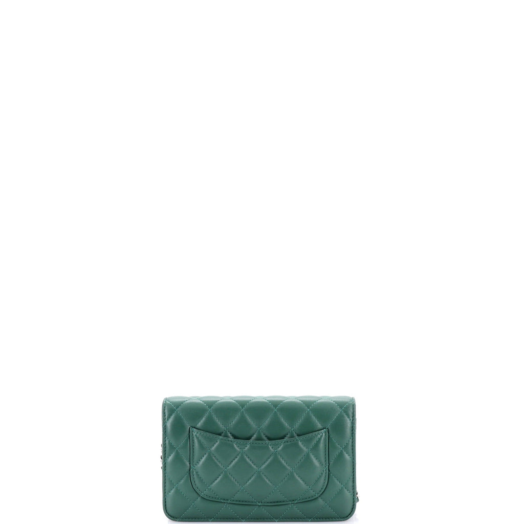 Wallet on Chain Quilted Lambskin
