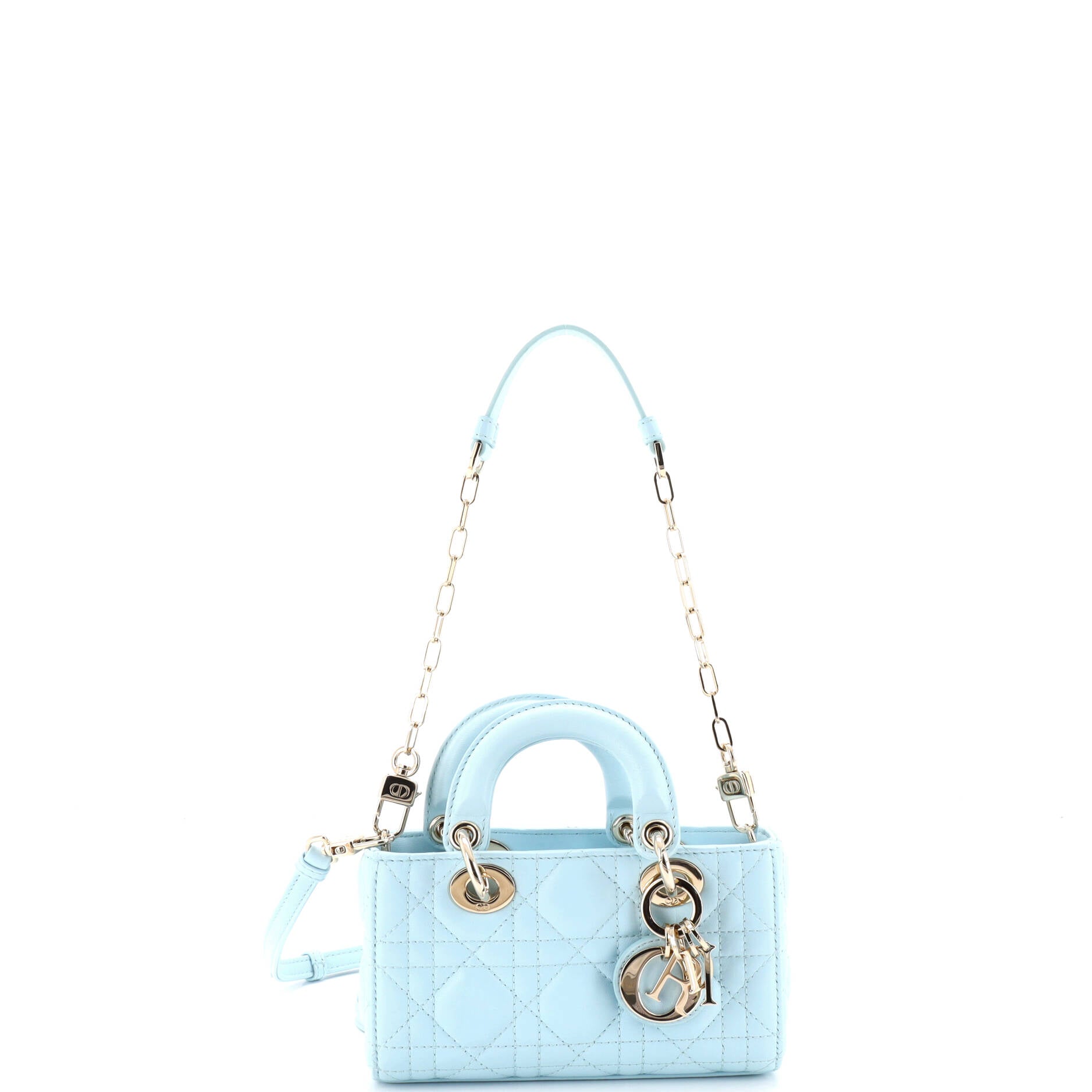 Lady D-Joy Bag Cannage Quilt Lambskin Micro