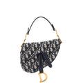 Saddle Handbag Oblique Canvas Mini