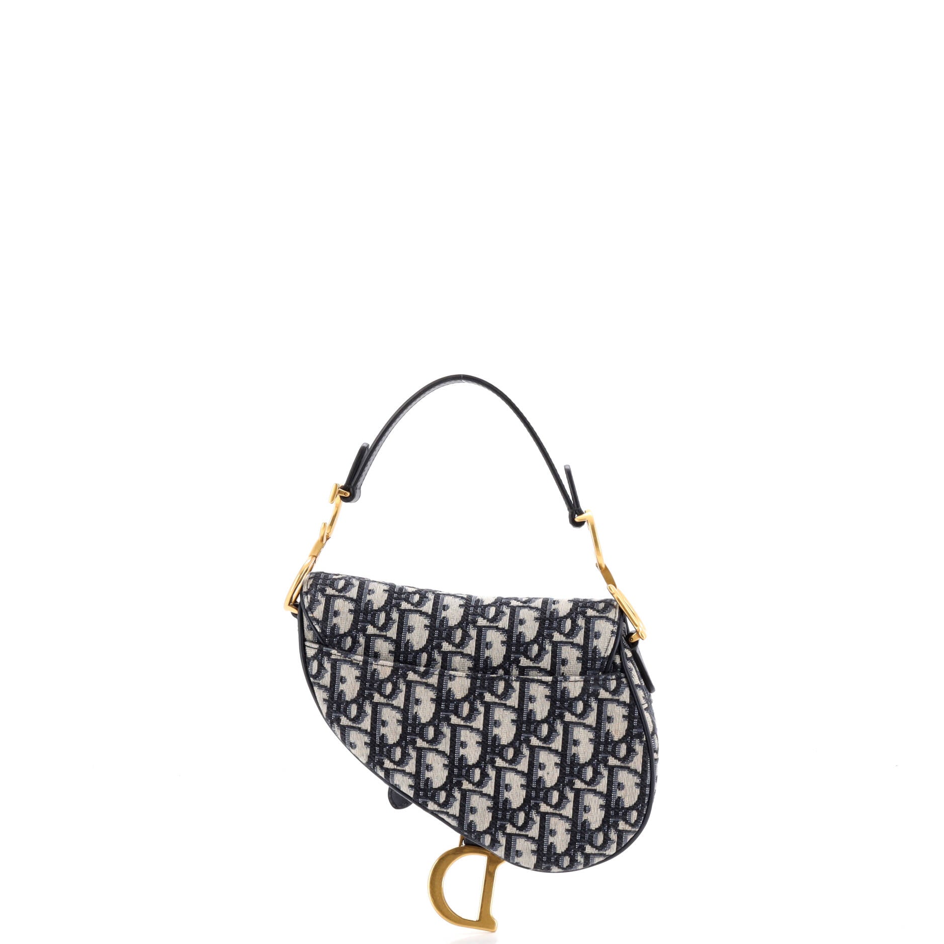 Saddle Handbag Oblique Canvas Mini