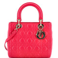 Lady Dior Bag Cannage Quilt Lambskin Medium