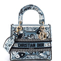 Lady D-Lite Bag Embroidered Canvas Medium