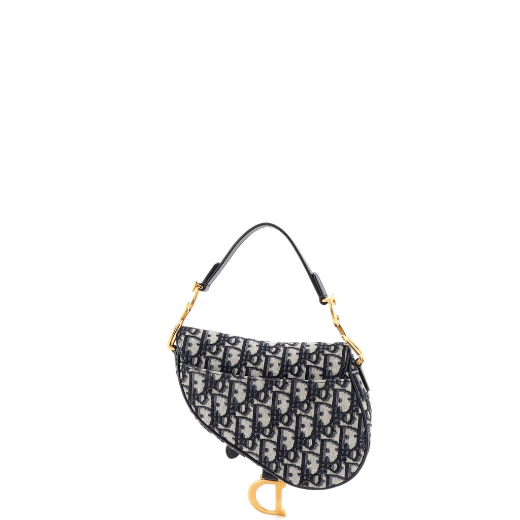 Saddle Handbag Oblique Canvas Mini