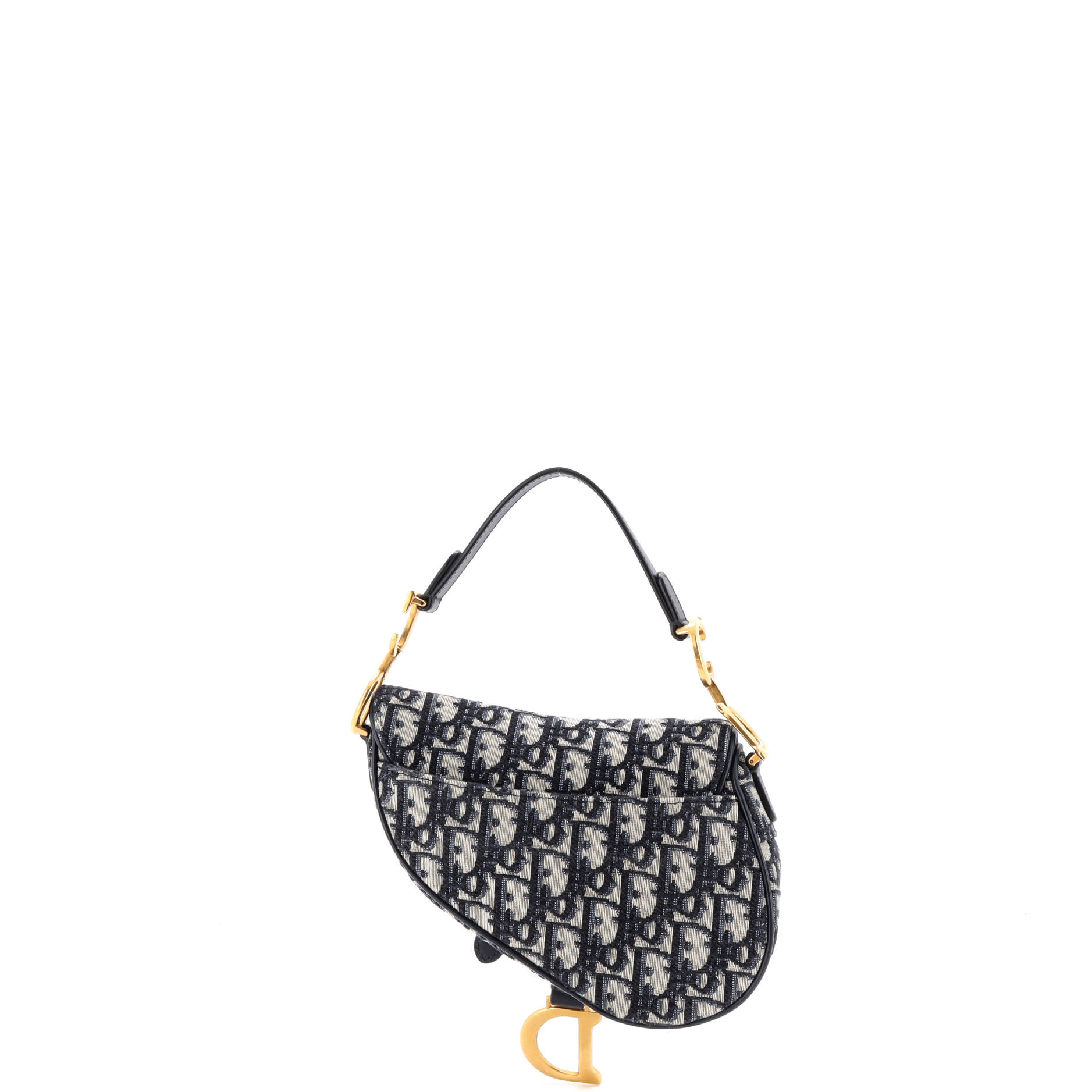 Saddle Handbag Oblique Canvas Mini